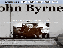 Tablet Screenshot of johnbyrneband.com